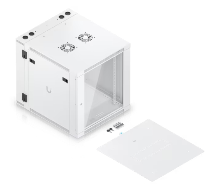 Ubiquiti UniFi 12U Rack Cabinet Swing - Glass Front Door (UACC-Rack-12U-Wall-SW-G) - imagine 20