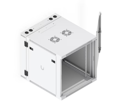 Ubiquiti UniFi 12U Rack Cabinet Swing - Glass Front Door (UACC-Rack-12U-Wall-SW-G) - imagine 6