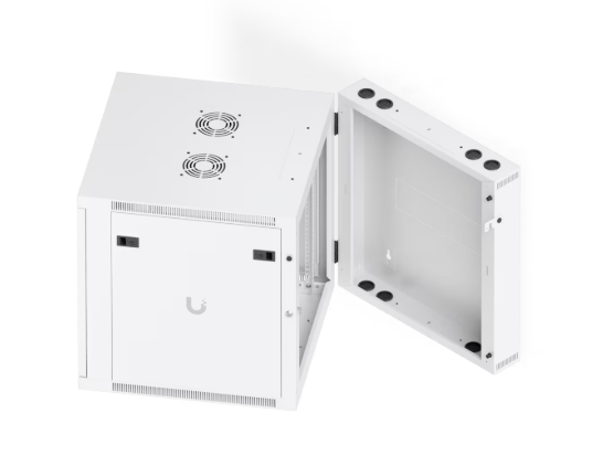 Ubiquiti UniFi 12U Rack Cabinet Swing - Glass Front Door (UACC-Rack-12U-Wall-SW-G) - imagine 5