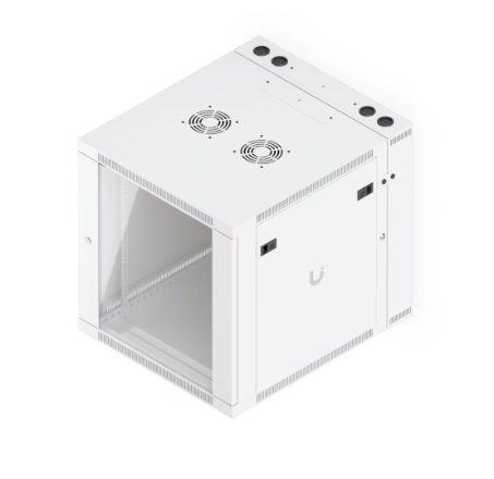 Ubiquiti UniFi 12U Rack Cabinet Swing - Glass Front Door (UACC-Rack-12U-Wall-SW-G) - imagine 3
