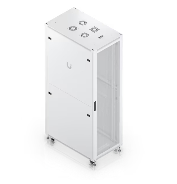 Ubiquiti UniFi 42U Rack Cabinet, 1000mm (Weight Load up to 800 kg) - Perforated Front Door (UACC-Rack-42U-1000-P) - imagine 2