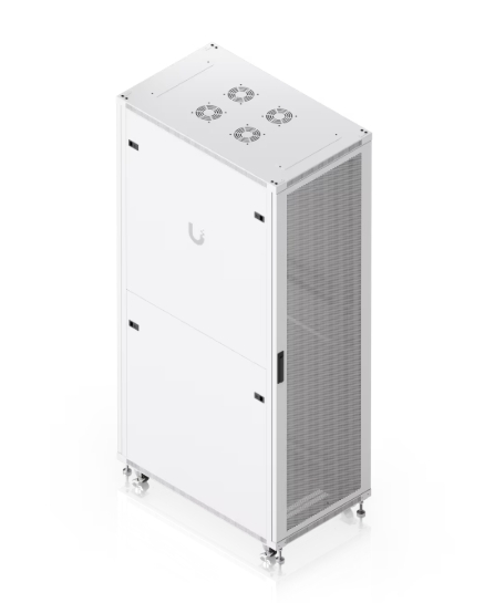 Ubiquiti UniFi 42U Rack Cabinet, 1000mm (Weight Load up to 800 kg) - Perforated Front Door (UACC-Rack-42U-1000-P) - imagine 4