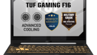 Laptop Gaming ASUS TUF Gaming F16, cu procesor Intel Core 5 205H, 16'' IPS, 16 GB DDR5, 512 GB, nVidia GeForce RTX 3050, 6GB GDDR6, Fara OS, 2 ani Garantie (90NR0MZ6-M00M50)