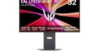 Monitor Gaming LG 32GX870B-B.AEU, 32", 3840 x 2160 pixeli, Black, 2 ani Garantie (32GX870B-B.AEU)