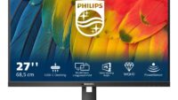 Monitor Commercial Philips 27B1U5601H/00, 27", 2560 x 1440 pixeli, Black, 3 ani Garantie (27B1U5601H/00)